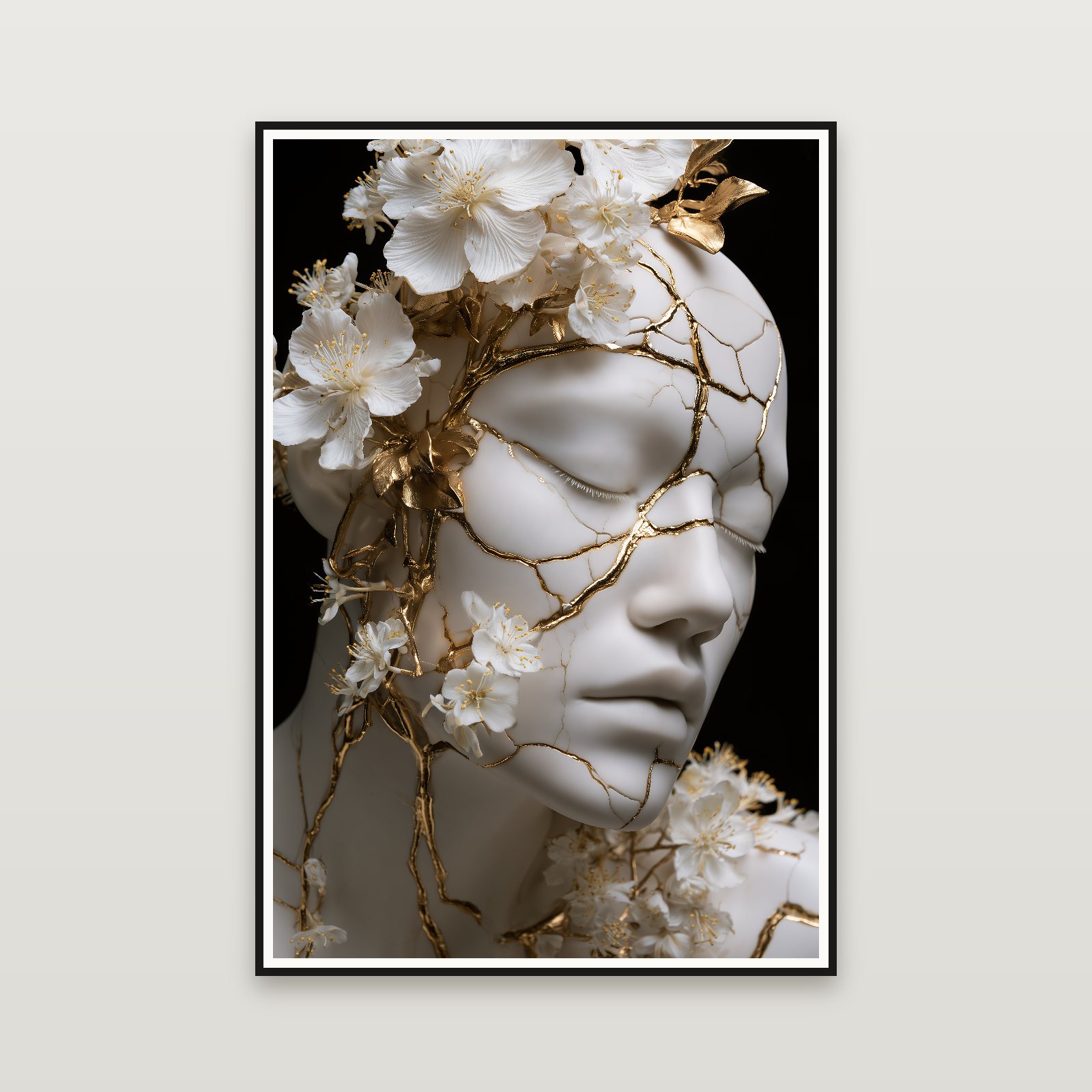 Blossoming Gold — incorniciata a parete