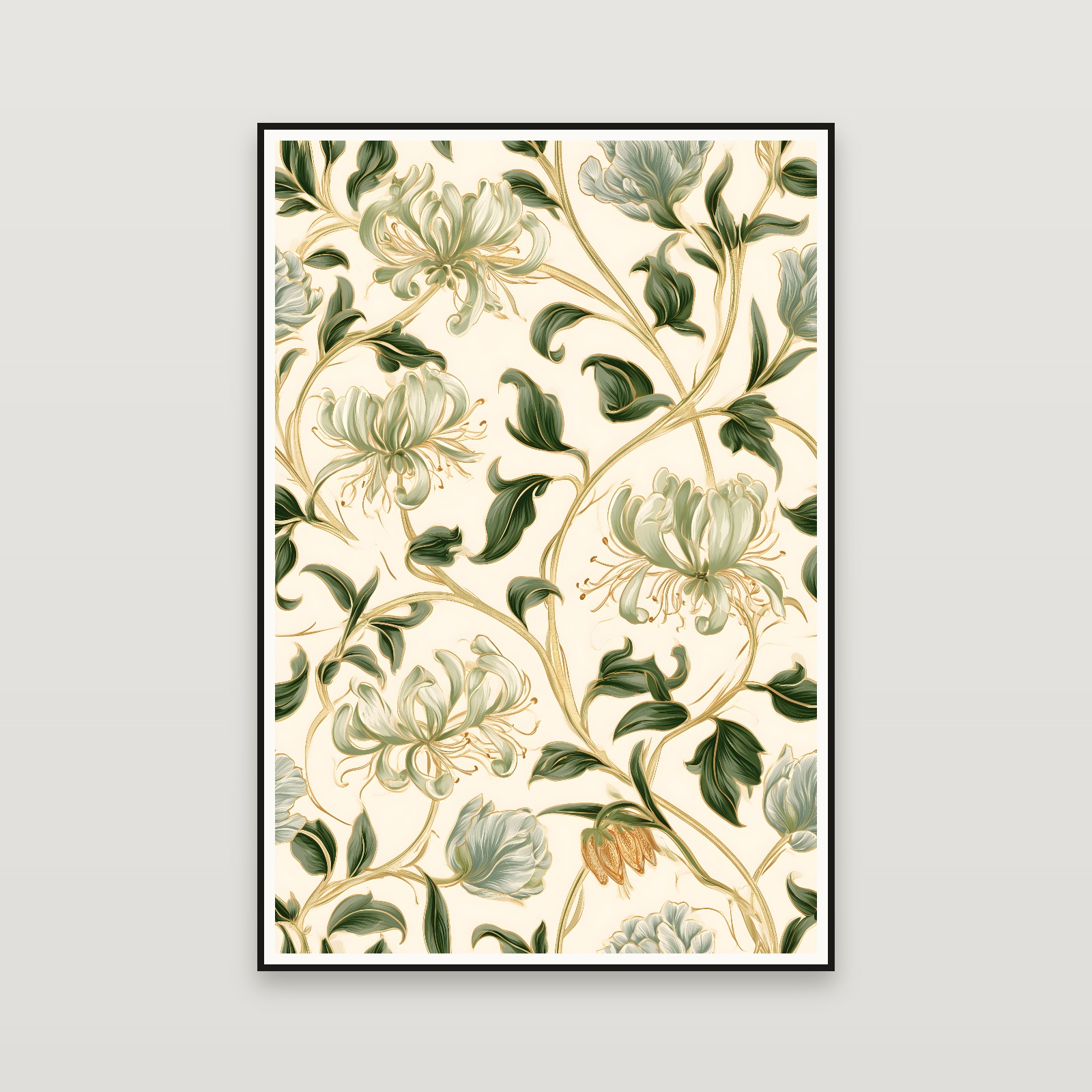 Golden Honeysuckle — encadré au mur