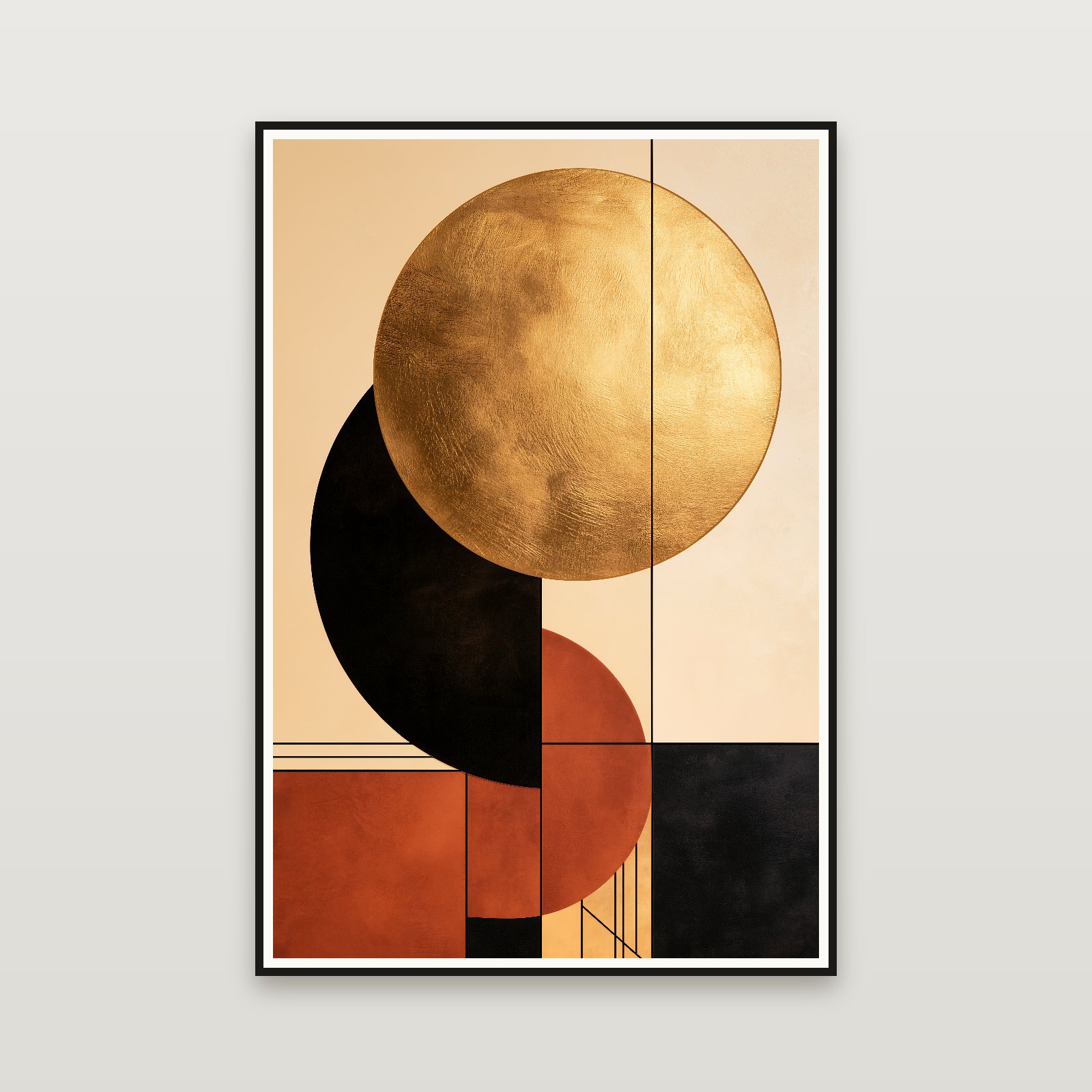 The Golden Sun — encadré au mur