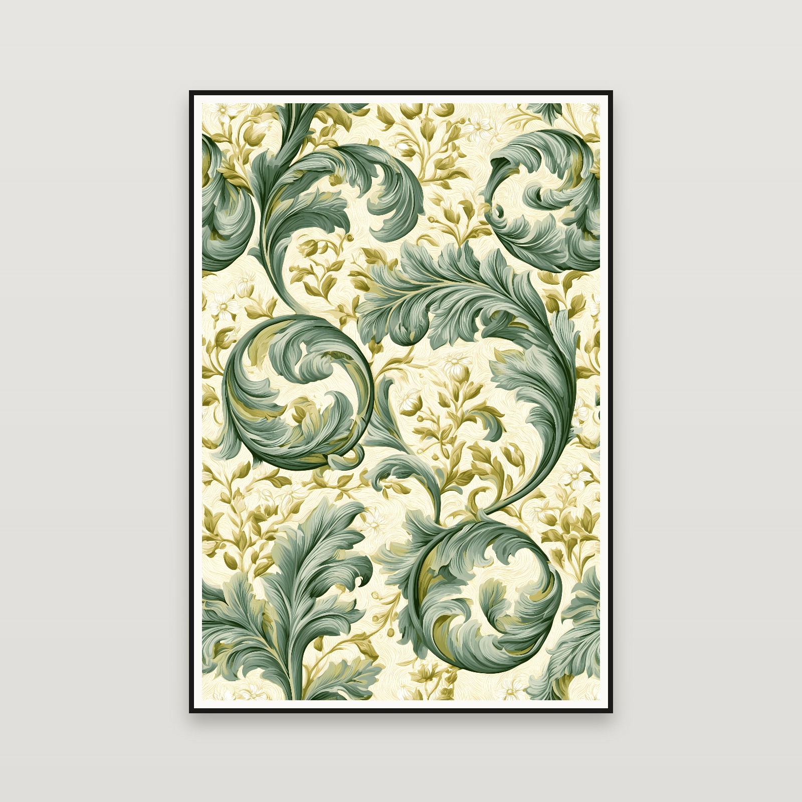 Sage Pimpernel — framed on a wall