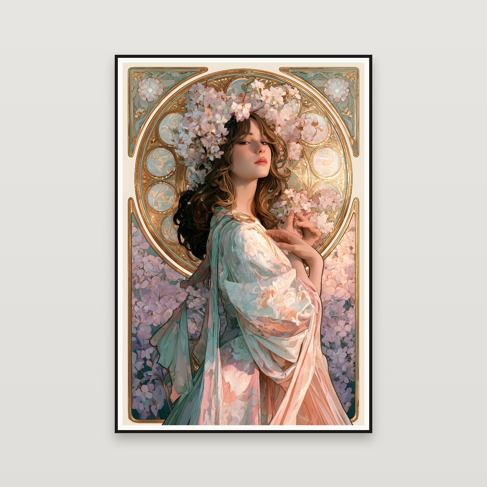 Spring in Gold — encadré au mur