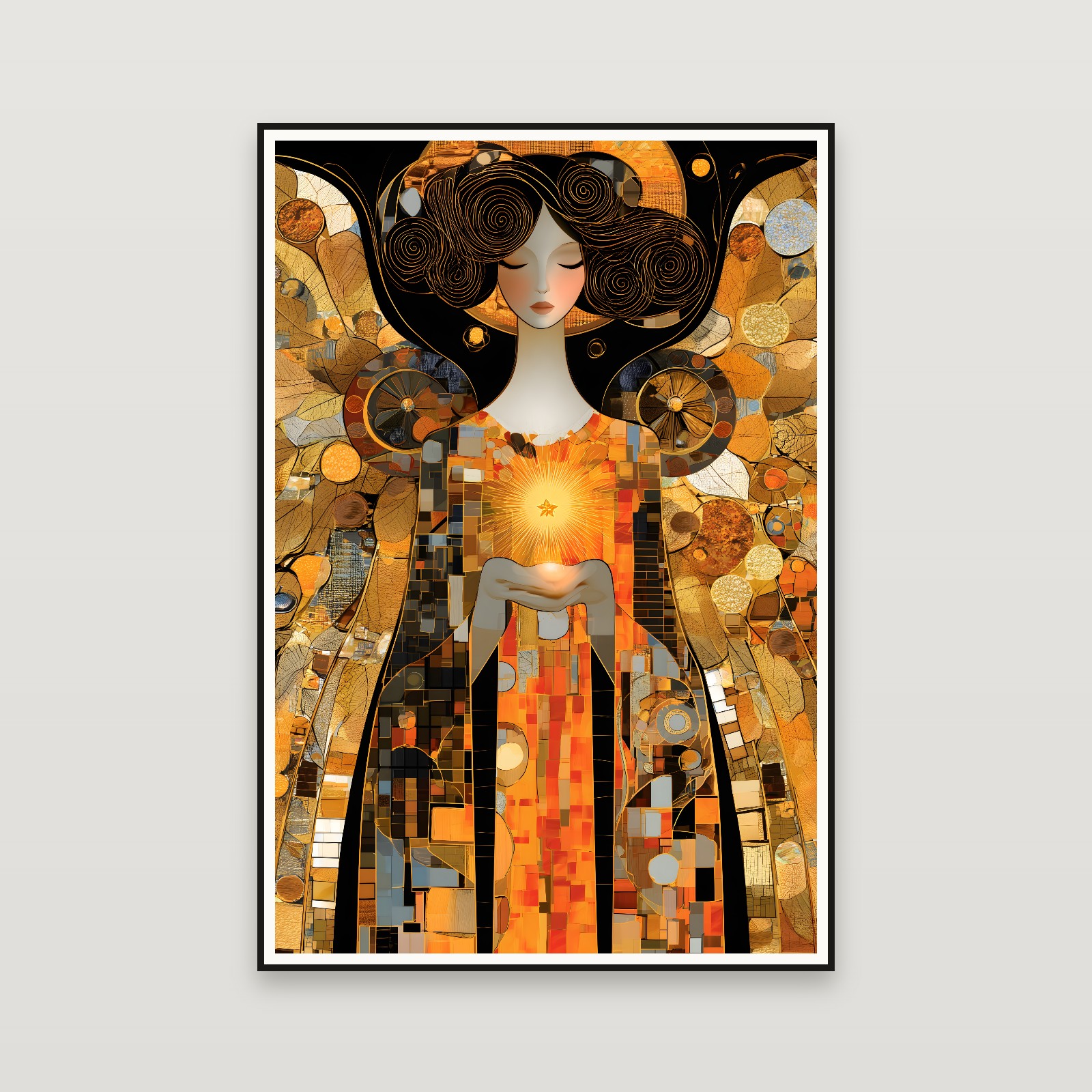 The Angel of the Inner Sun — 額装イメージ
