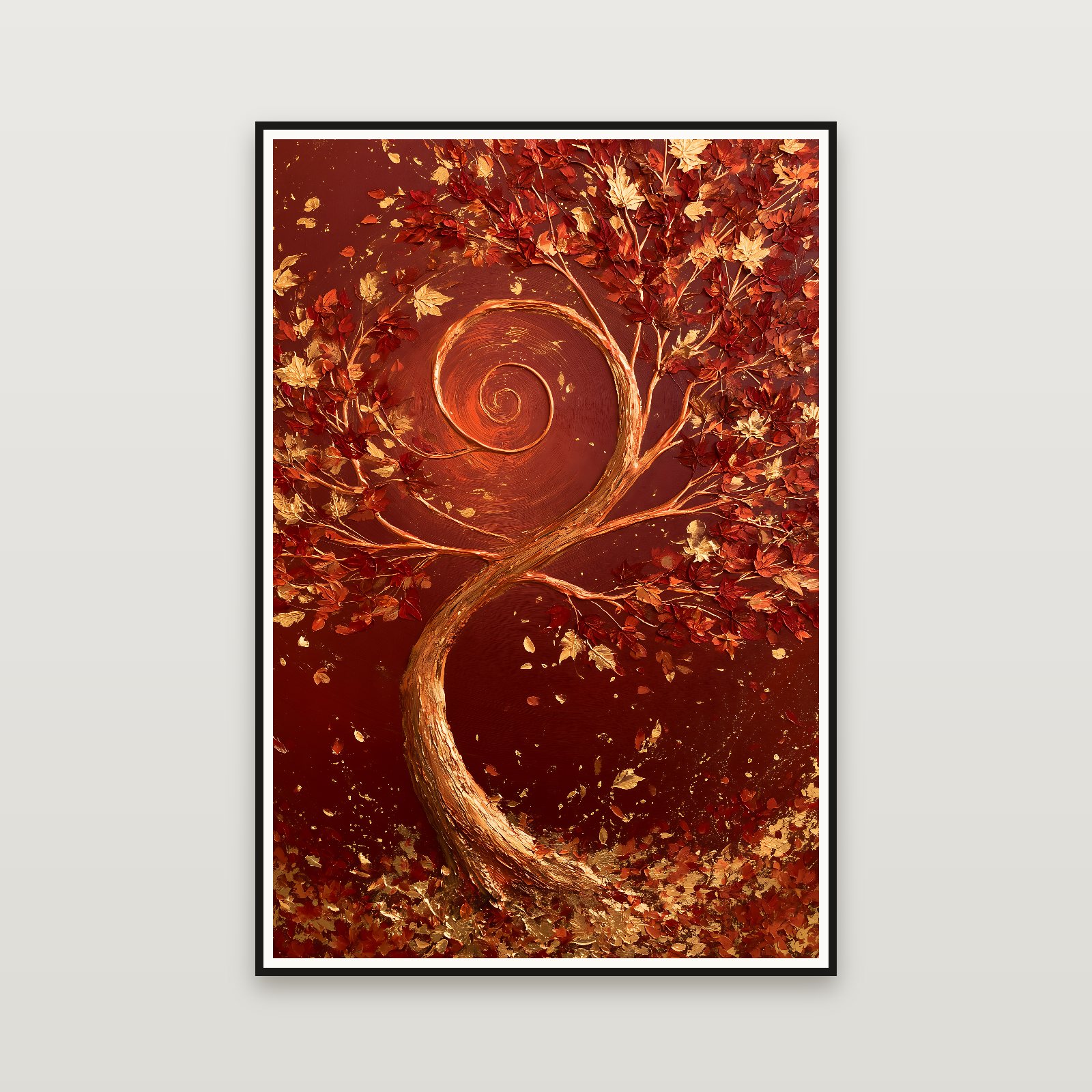 The Autumn Tree of Life — incorniciata a parete