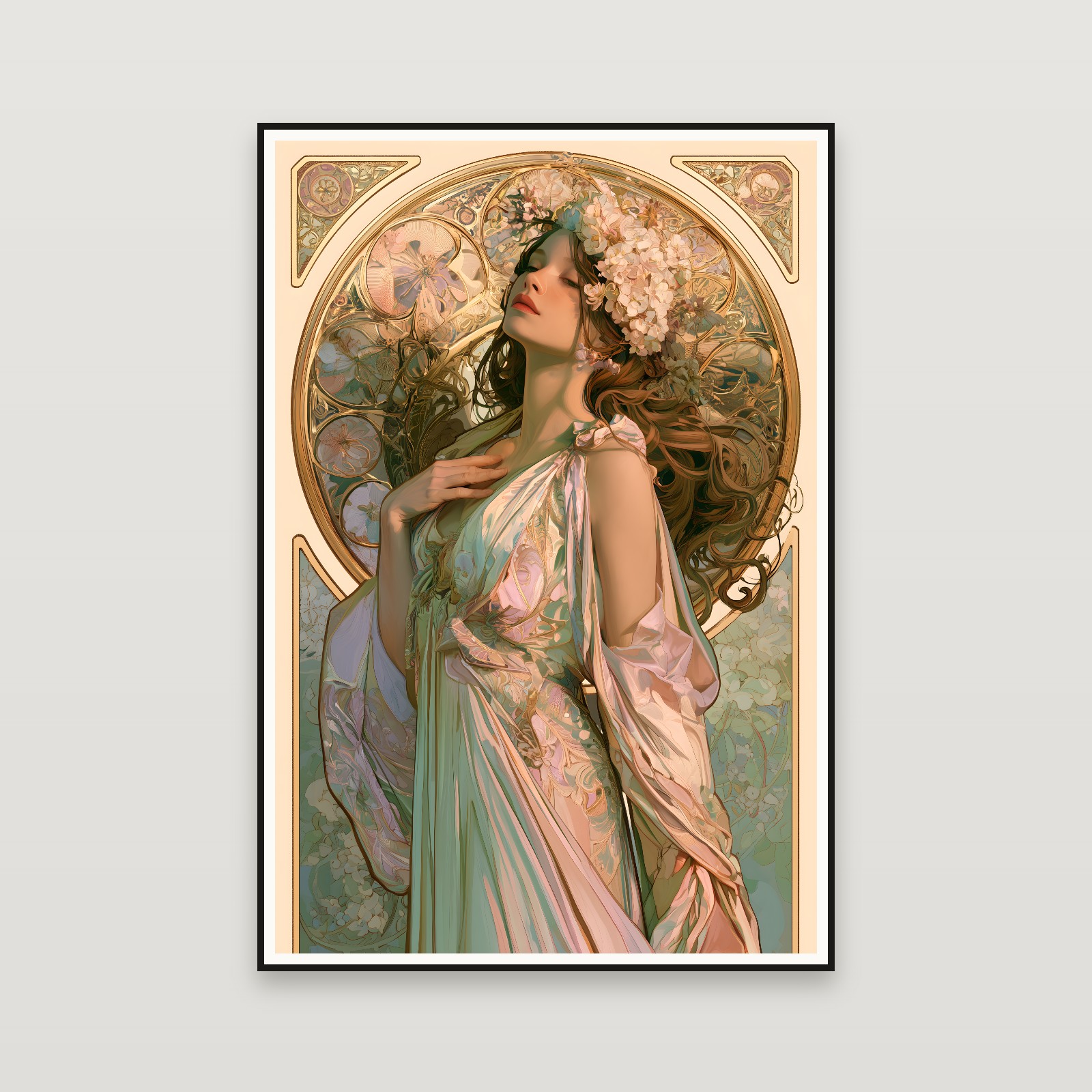 The Blossom Muse — encadré au mur