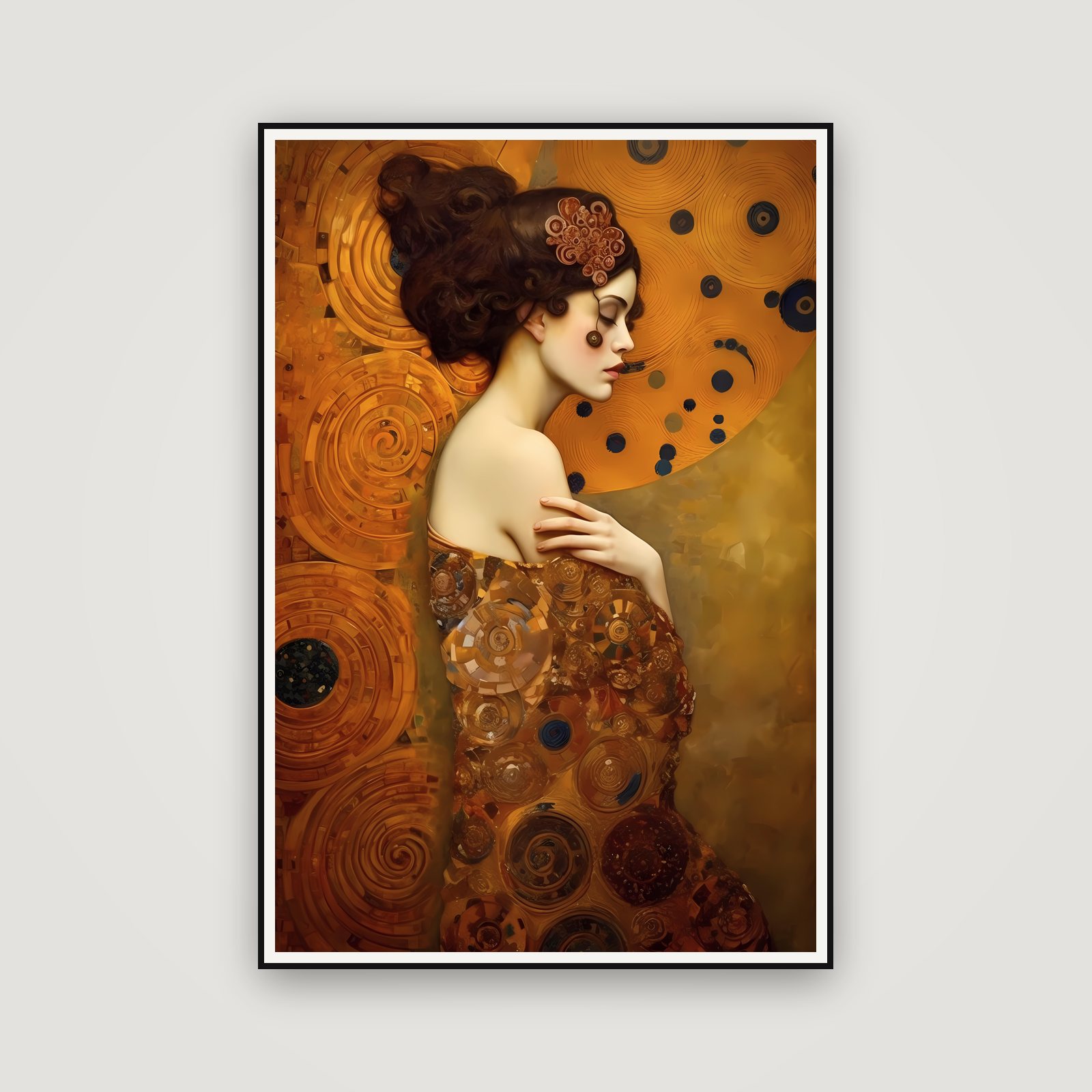 The Gilded Muse II — 額装イメージ