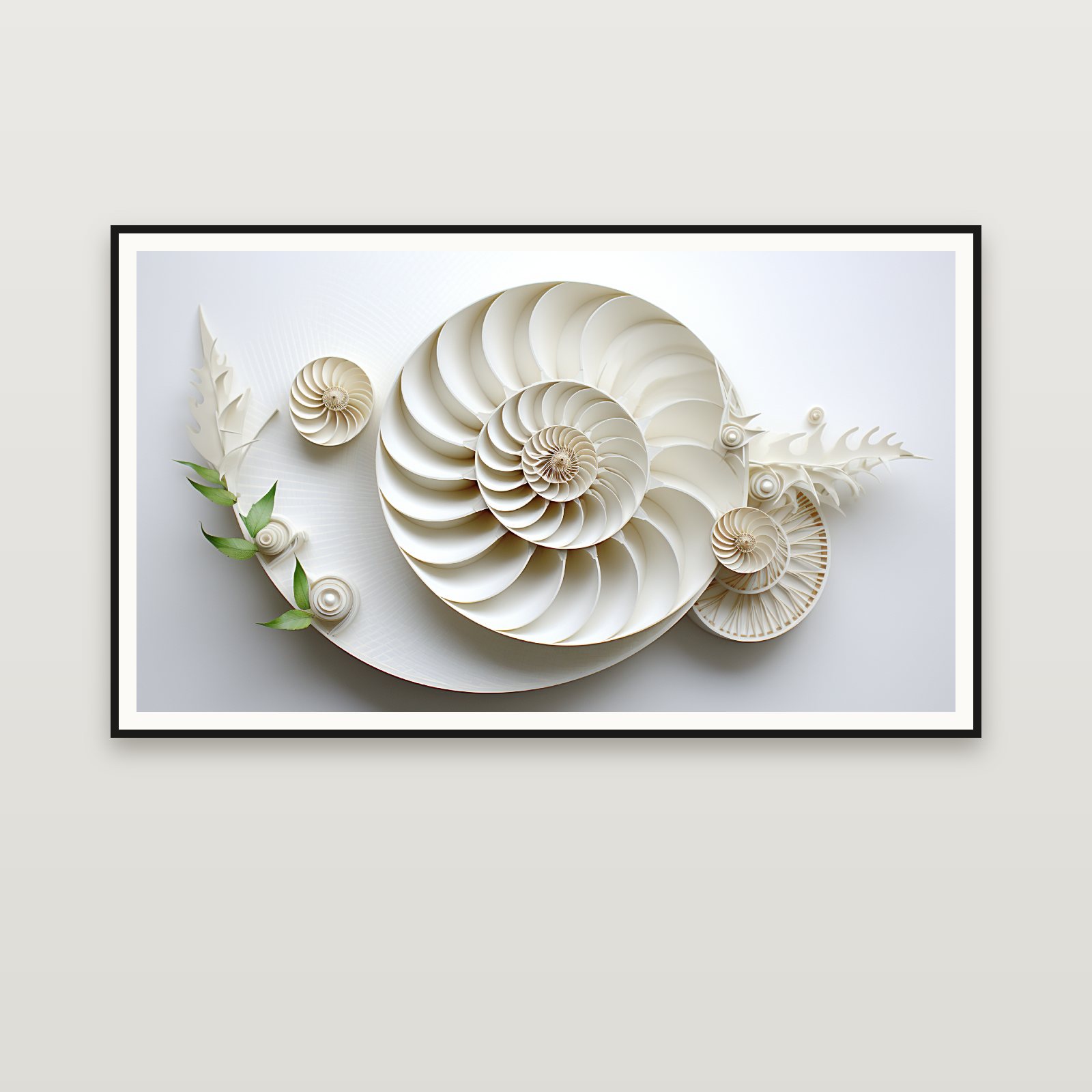 The Paper Nautilus — encadré au mur