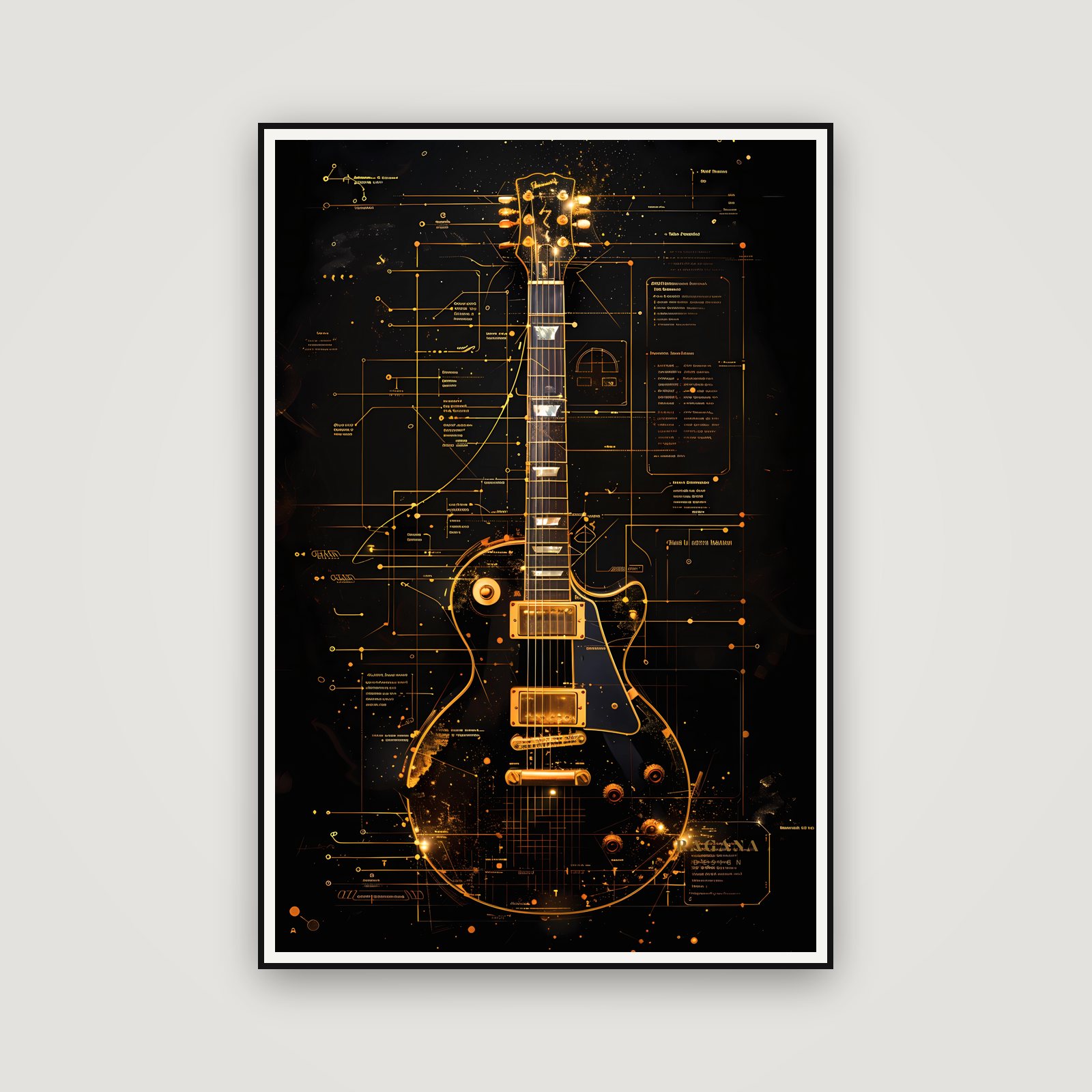 The Resonance Guitar — 額装イメージ