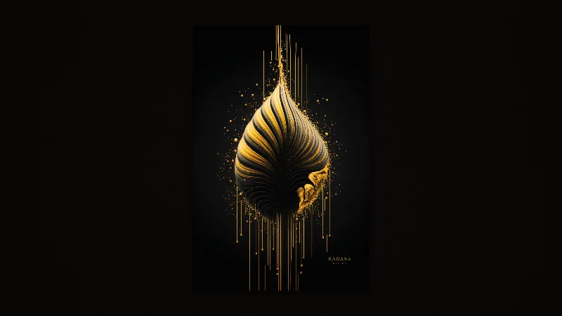 The Gilded Monolith — arte para Samsung Frame TV, 3840 × 2160