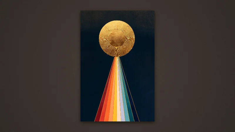 The Golden Altarpiece — Samsung Frame TV art, 3840 × 2160