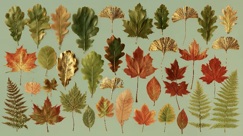 The Golden Herbarium — 4K TV art, 3840 × 2160