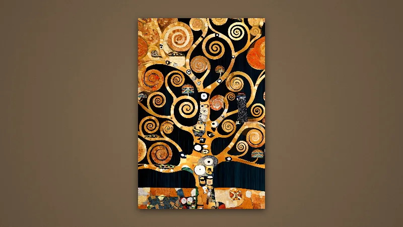 The Midnight Tree of Life — Samsung Frame TV art, 3840 × 2160