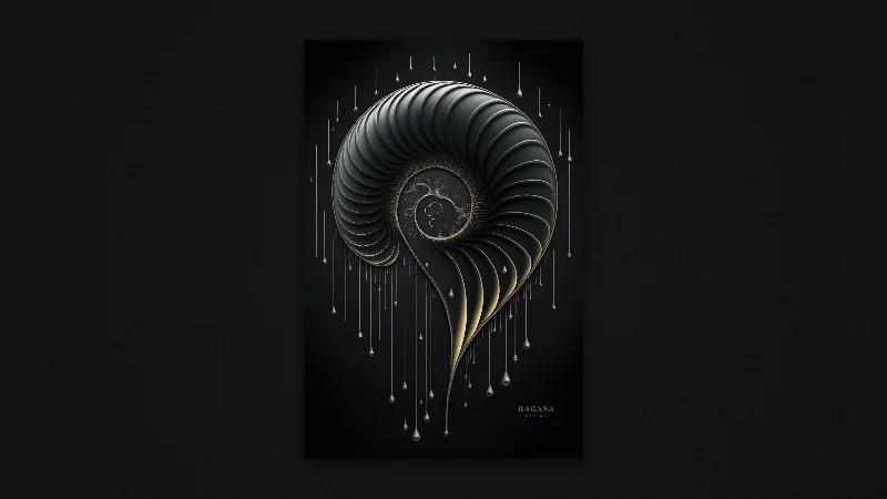 The Obsidian Rain — Samsung Frame TV art, 3840 × 2160