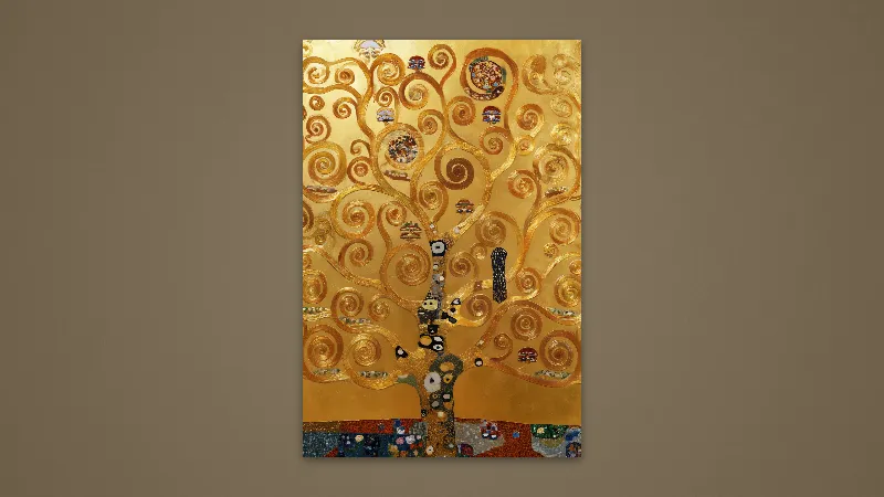 The Ochre Tree of Life — art pour Samsung Frame TV, 3840 × 2160