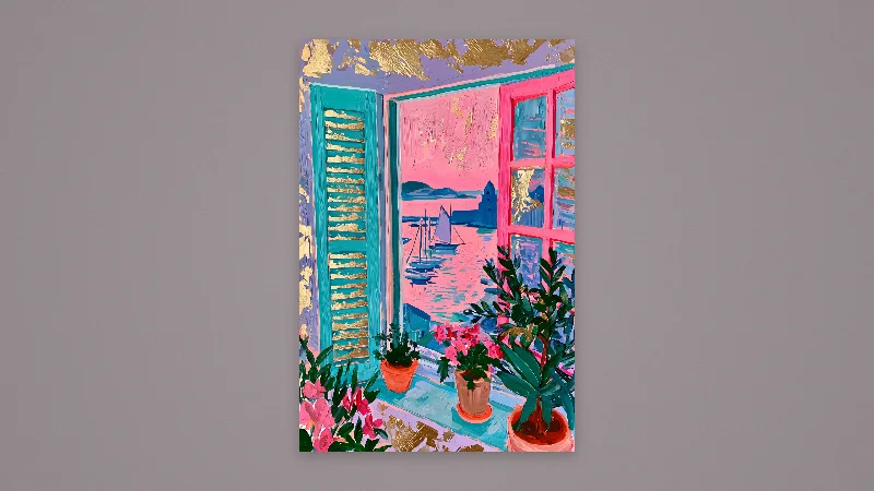 The Open Window, Collioure — Samsung Frame TV art, 3840 × 2160