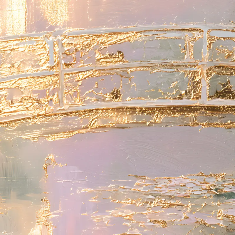 Blush Bridge at Giverny — détail