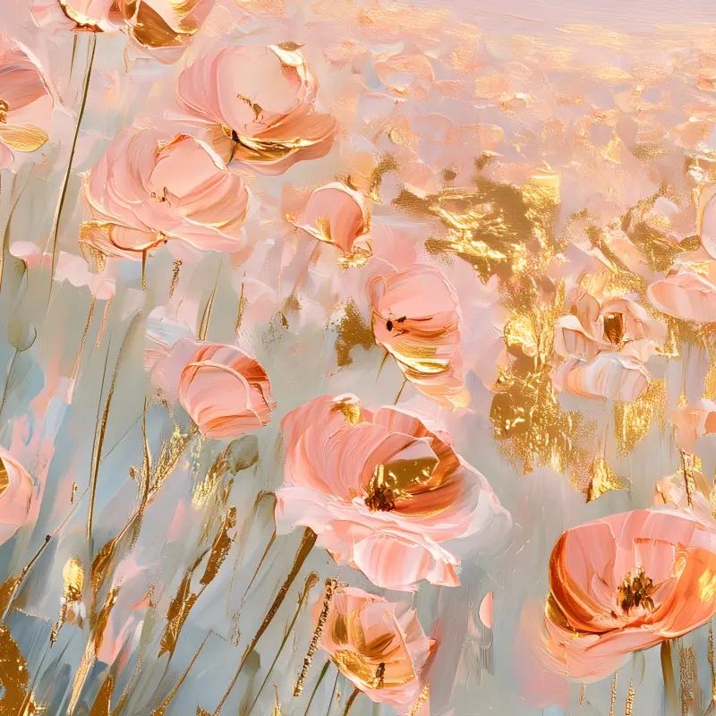Blush Poppy Meadow — détail