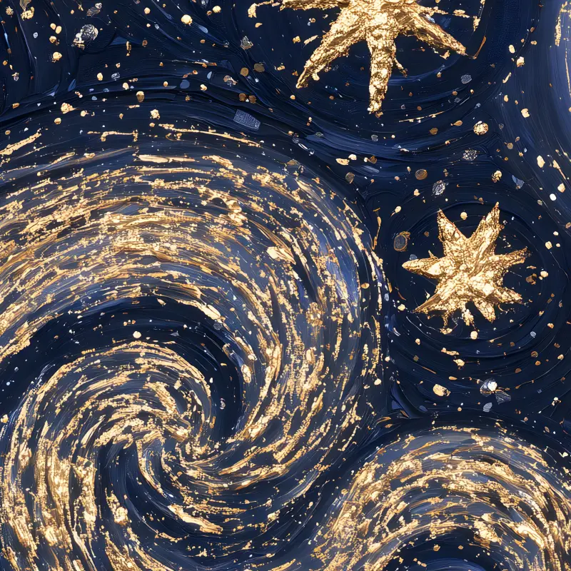 Golden Christmas Eve — détail