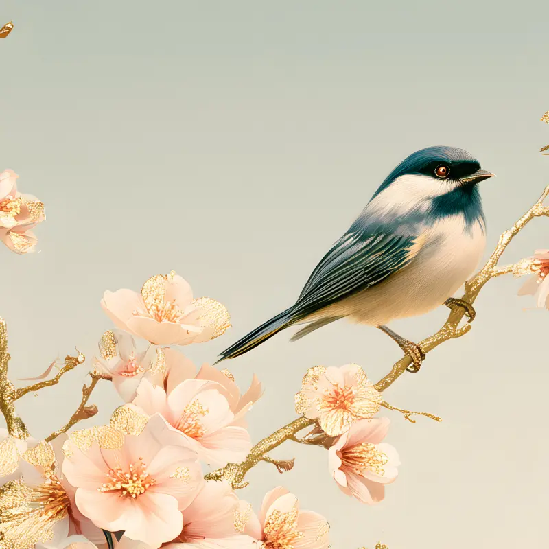 Golden Sakura — détail