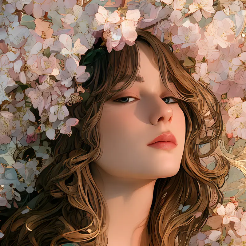 Spring in Gold — détail
