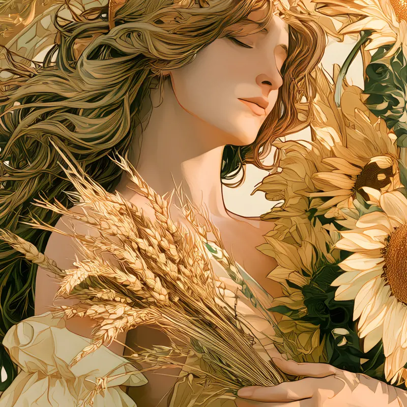 Summer in Gold — détail