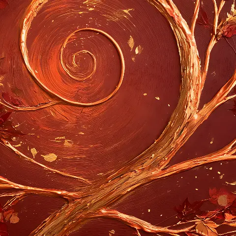 The Autumn Tree of Life – dettaglio