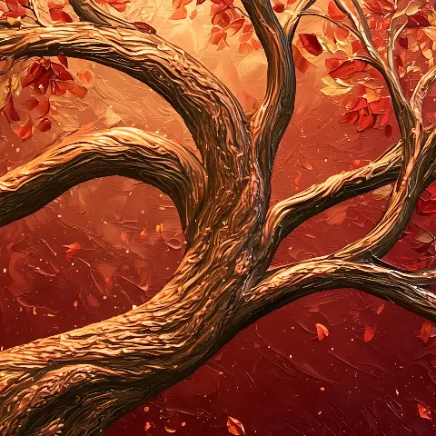The Autumn Tree of Life Panorama – detalle