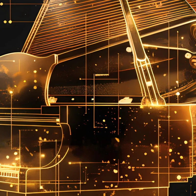 The Celestial Grand Piano — Detail