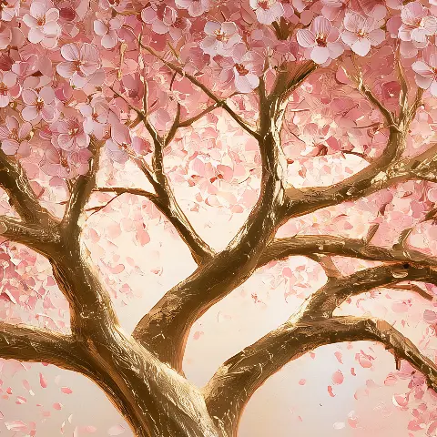 The Cherry Blossom Tree of Life – Detail