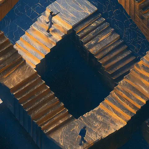 The Endless Staircase – detalhe