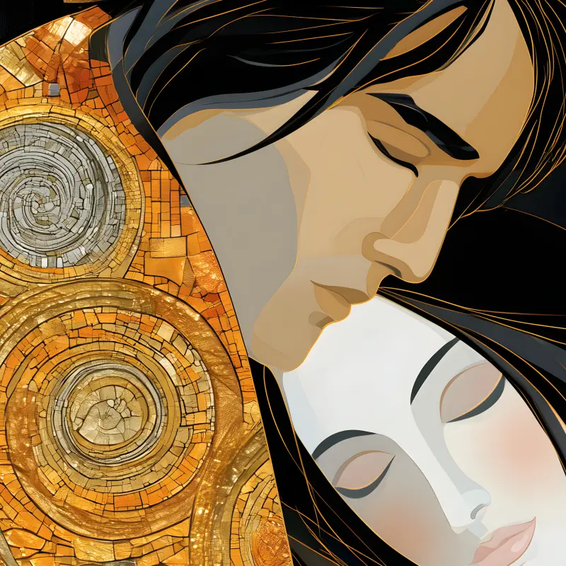 The Eternal Kiss — detalhe
