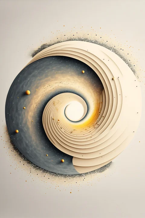 The Galactic Seed of Convergence von RAGANA Design als Fine-Art-Druck, gerahmter Druck, Leinwand, Puzzle oder Tasse