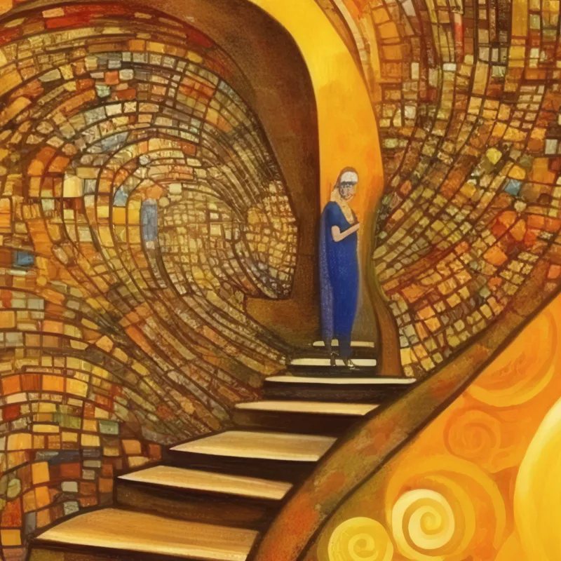 The Gilded Ascent — Detail
