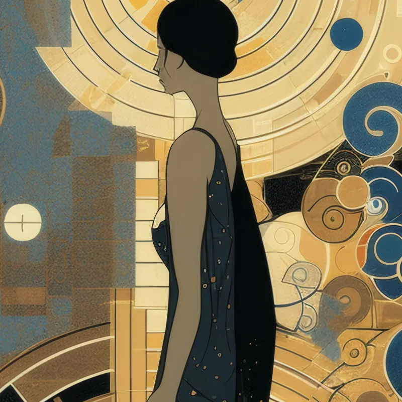 The Gilded Silhouette — détail