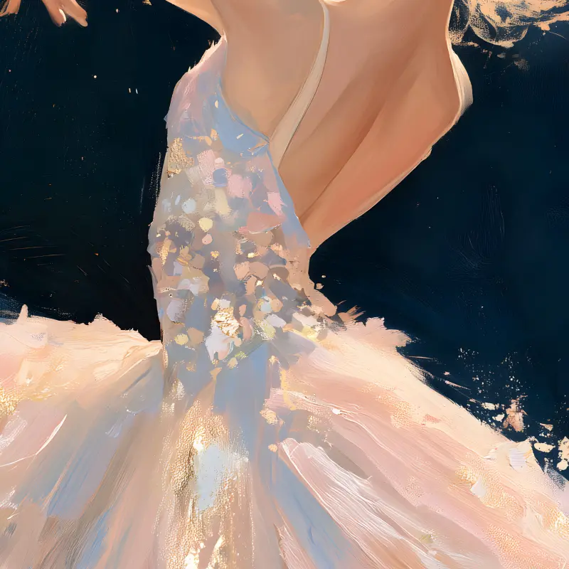 The Golden Ballerina — détail