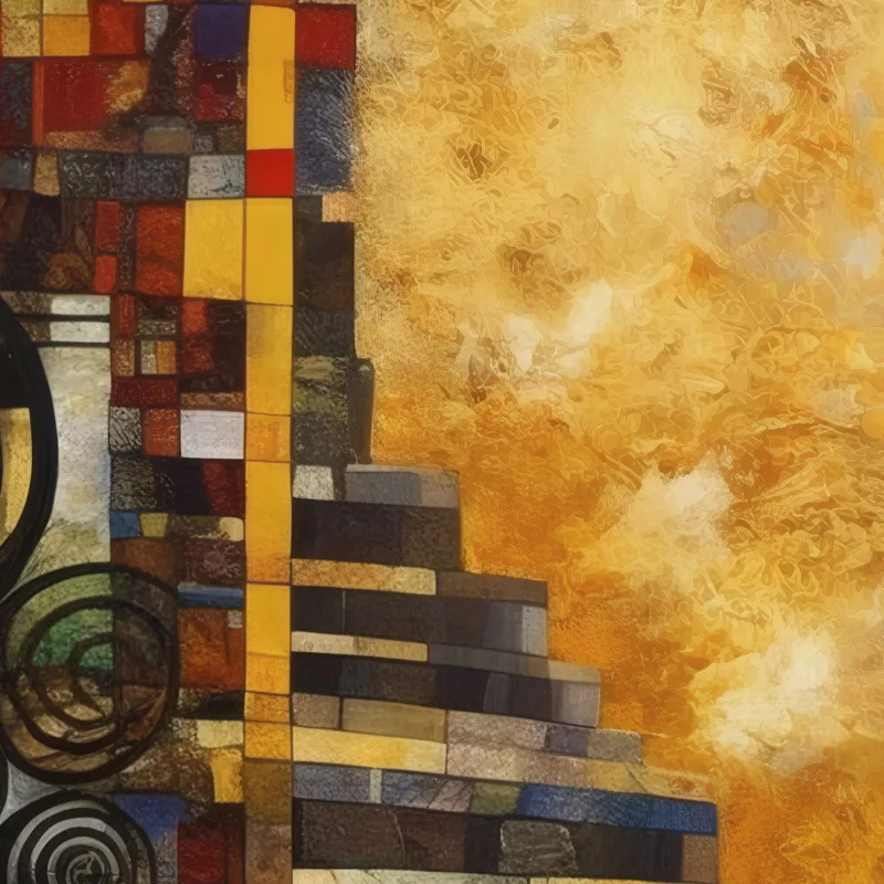 The Golden Descent — dettaglio