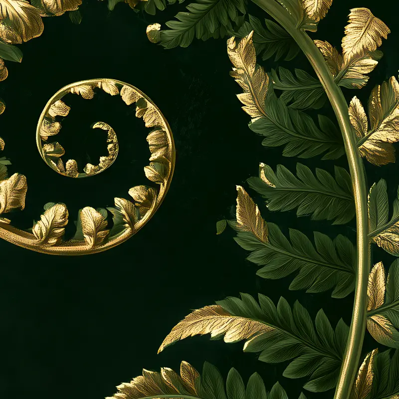 The Golden Fern — détail
