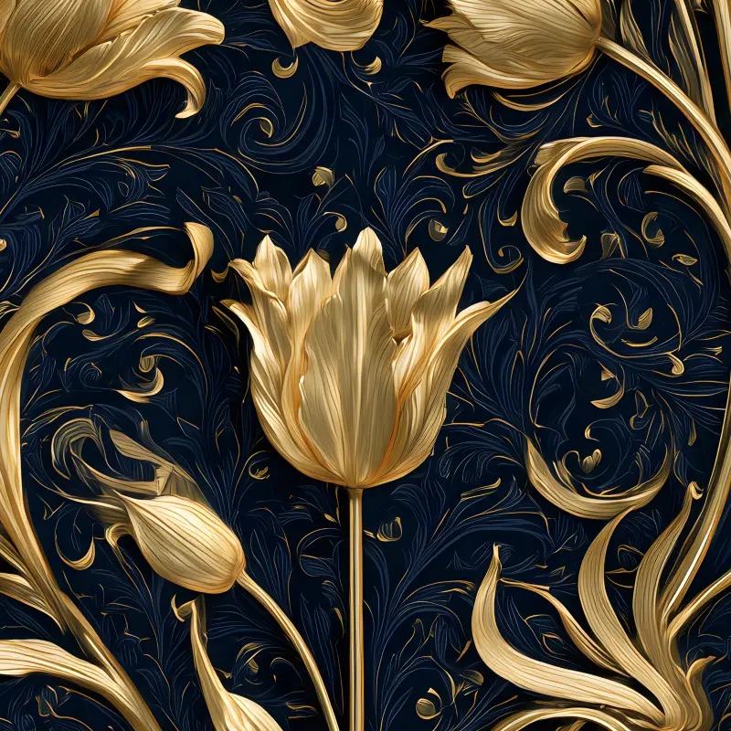 The Golden Lily — Detail