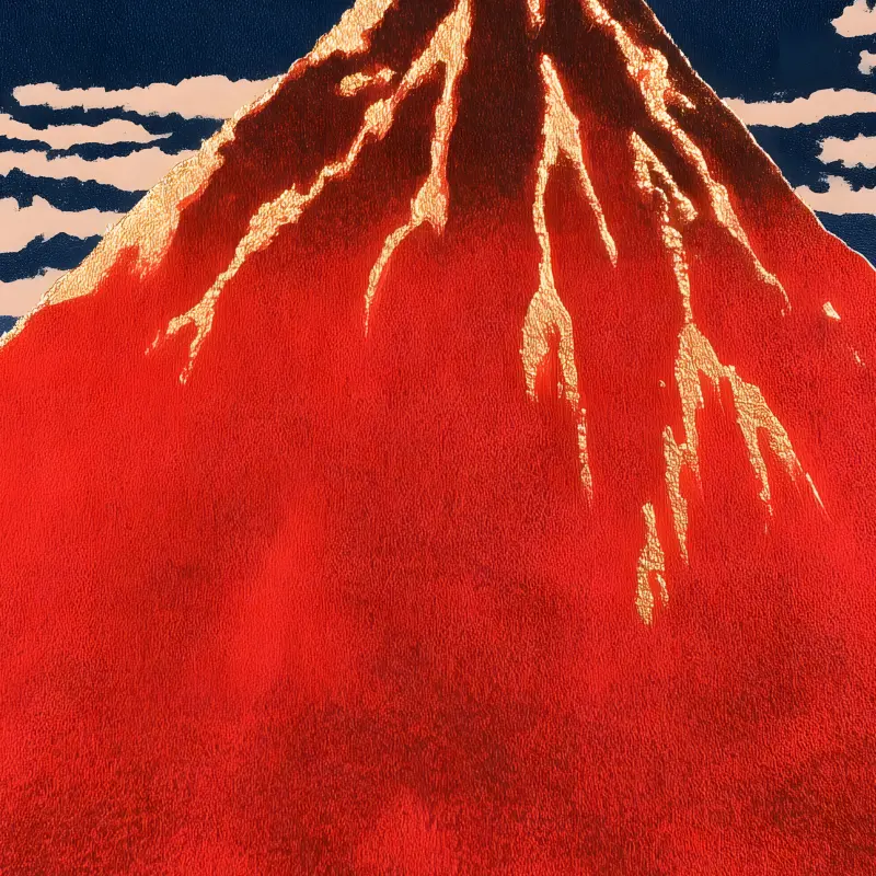 The Golden Red Fuji — detalhe