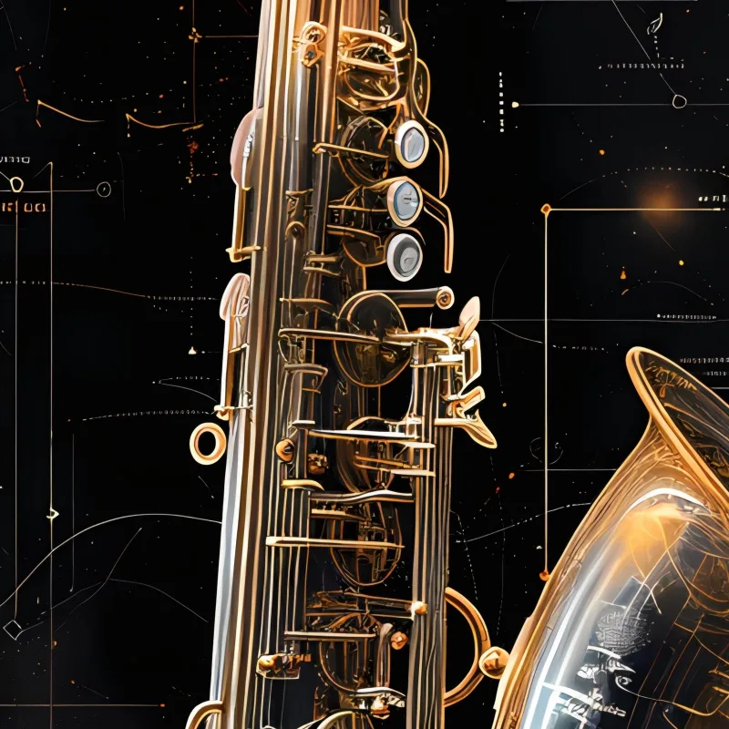 The Golden Saxophone — detalhe