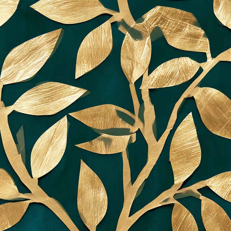 The Golden Tree with Birds — detalle
