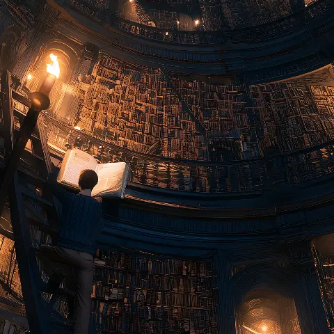 The Infinite Library – Detail