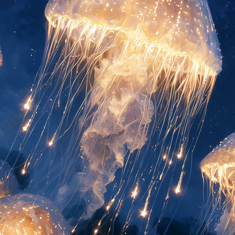 The Jellyfish Sky — detail