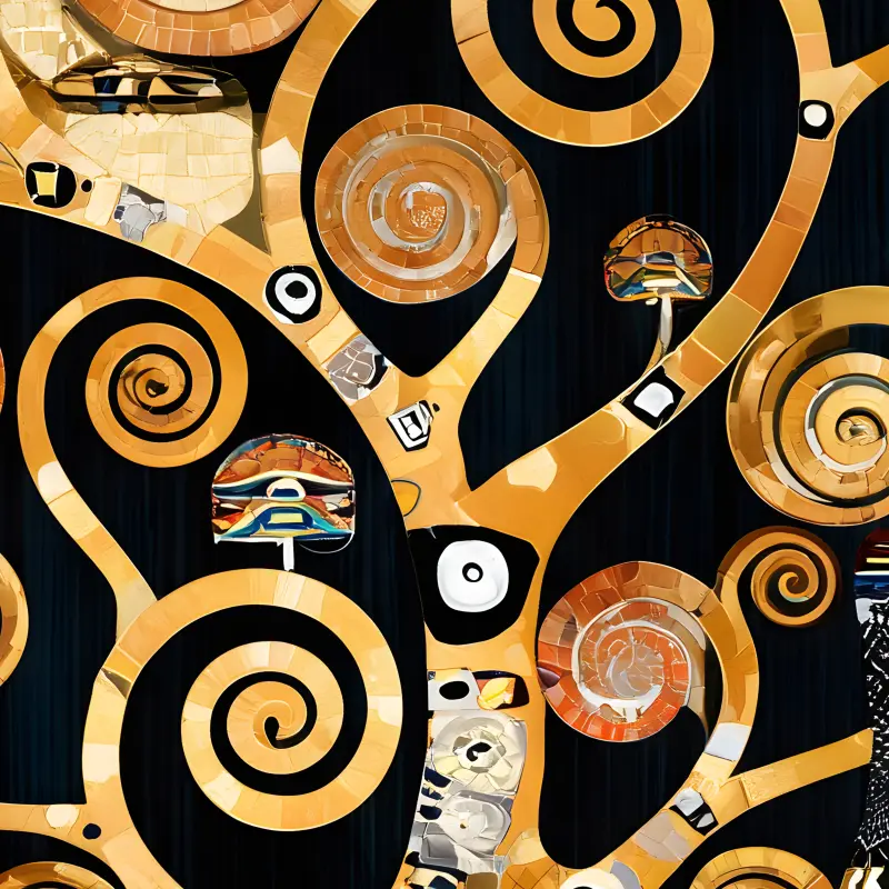 The Midnight Tree of Life — detail