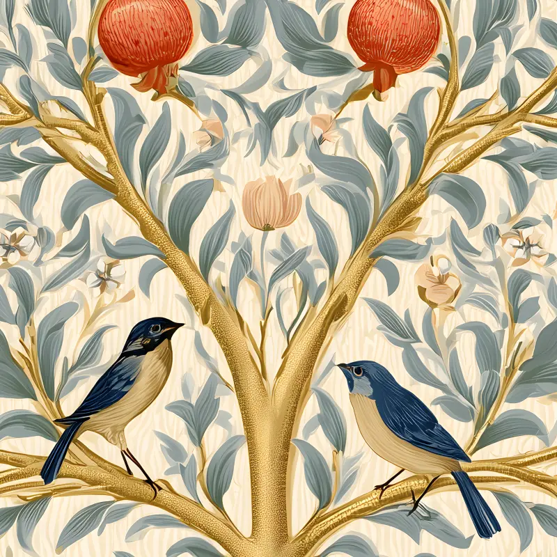 The Morris Tree of Life — detail