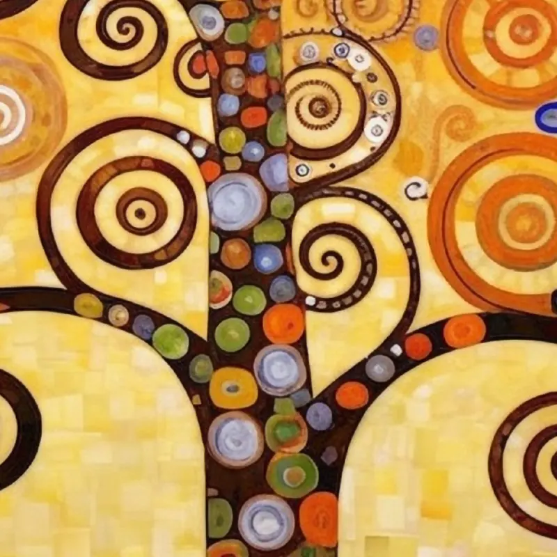 The Mosaic Tree of Life — détail
