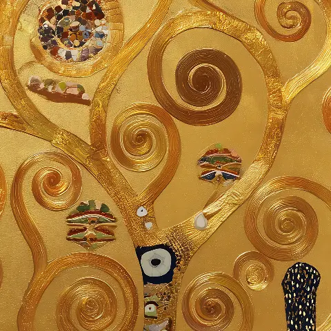 The Ochre Tree of Life – détail