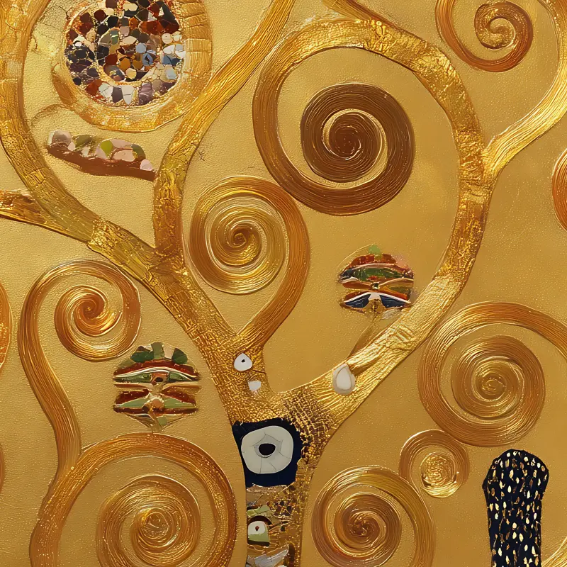 The Ochre Tree of Life — détail