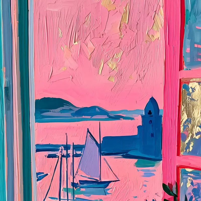 The Open Window, Collioure — detail