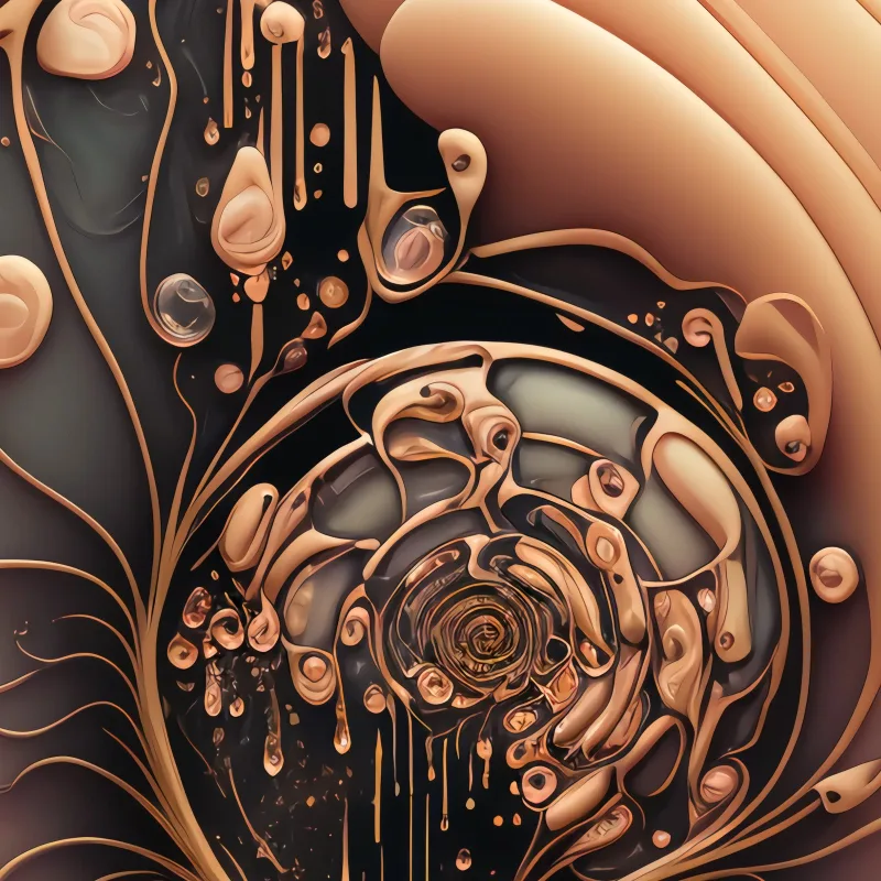 The Rose Gold Chrysalis — Detail