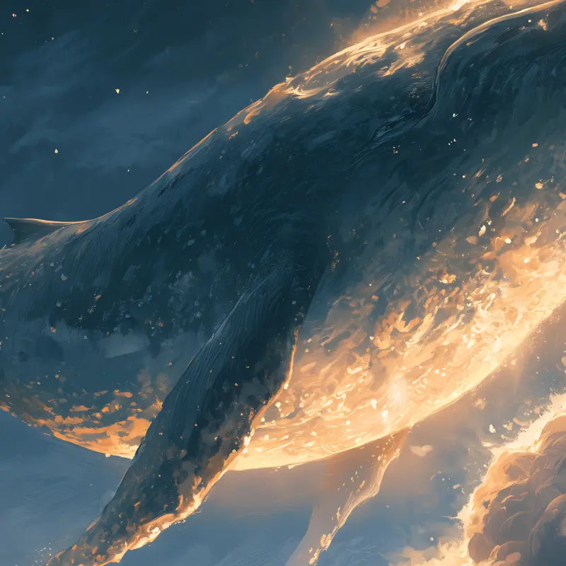 The Sky Whale — detalle